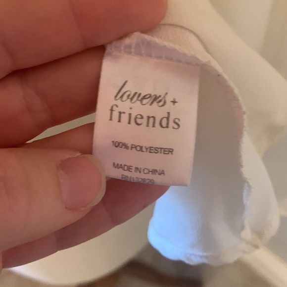 [Lovers + Friends] Ivory Sheer Long Sleeve Blouse - Size XS - Picture 4 of 4